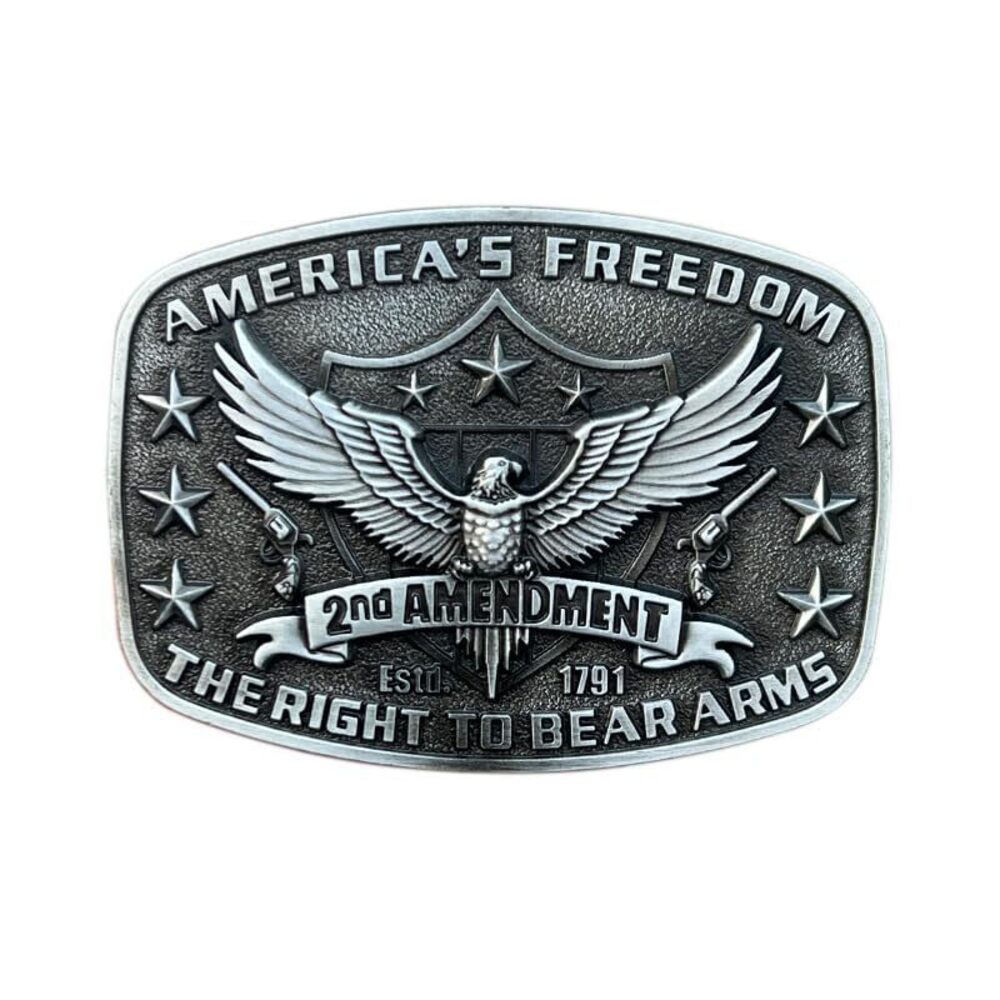 6349 Western Belt Buckle, 's Cowboy Rodeo Style, American Freedom Design